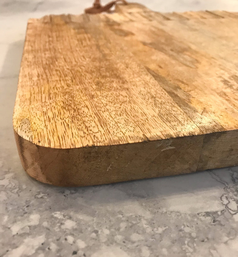 Carved Mango Wood Cutting Board - omG Artisan Shoppe
