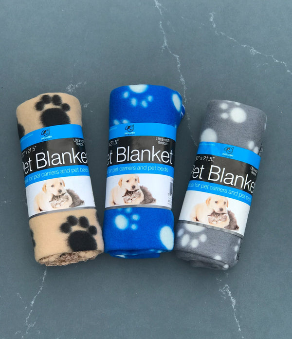 Fleece Pet Blankets - 30" x 21.5" - omG Artisan Shoppe