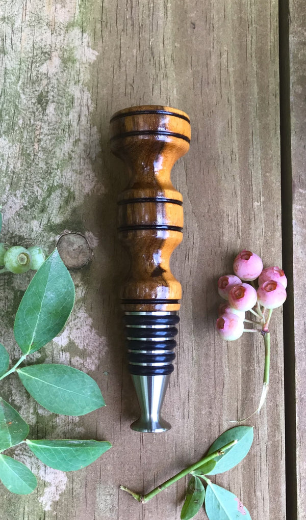 La Regale Resilio- Ironwood Exotic Wood Handmade Bottle Stopper - omG Artisan Shoppe
