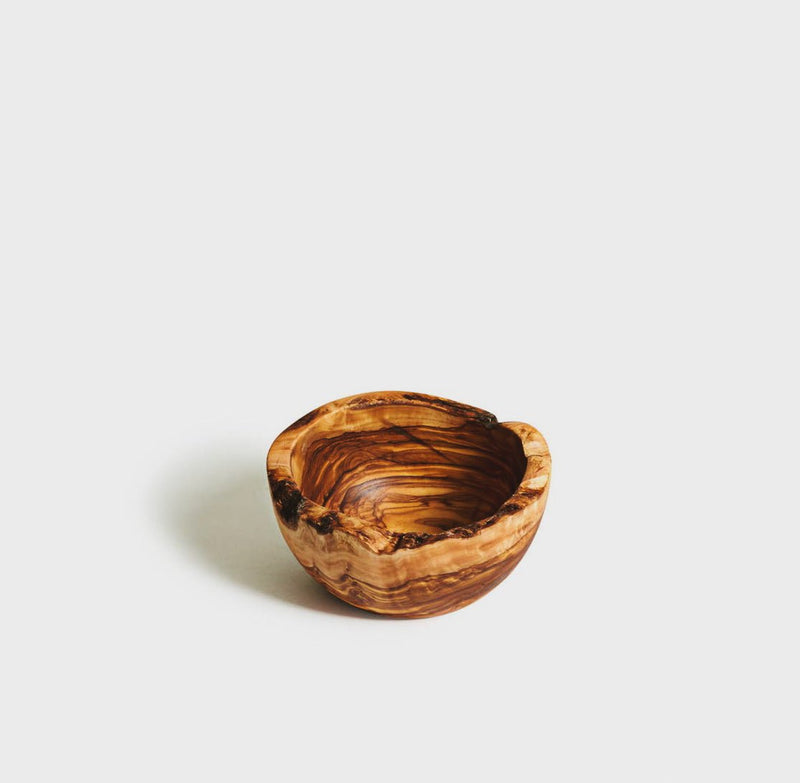 Rustic Handmade Olive Wood Small Bowl - omG Artisan Shoppe