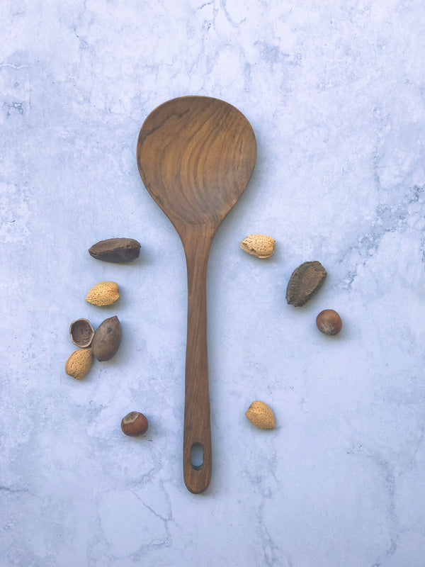 Rustic Large Wooden Spoon - omG Artisan Shoppe