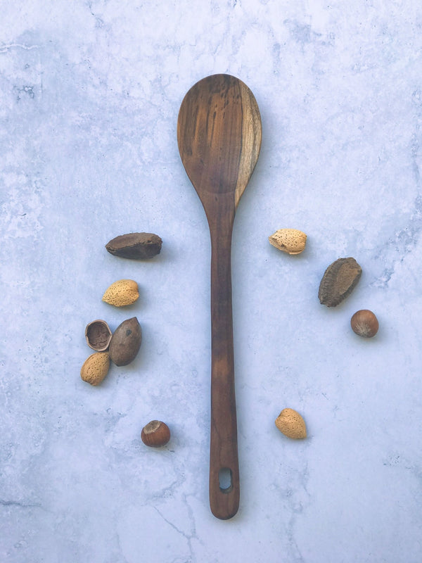 Rustic Medium Wooden Spoon - omG Artisan Shoppe